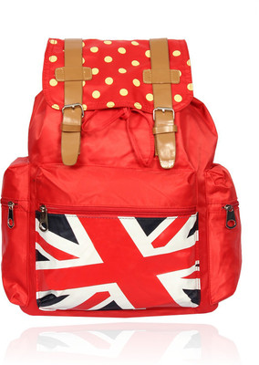 

Belladona Flag Print In Red 35 Backpack(Red)
