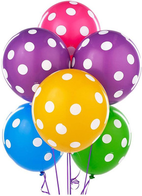 

Amul Printed dots Balloon(Multicolor, Pack of 25)