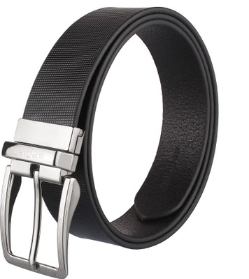 

Spairow Men Casual Black Genuine Leather Belt