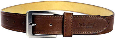 

SOFTA Men Casual, Party, Formal Brown Genuine Leather Belt
