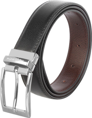 

Spairow Men Formal Black Artificial Leather Reversible Belt