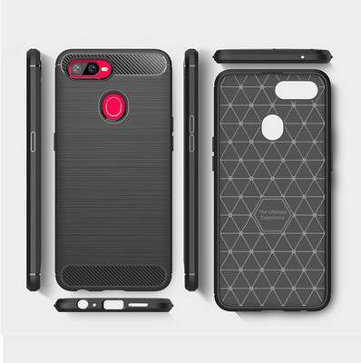 CASE CREATION Back Cover for Oppo F9Pro 2018(Black, Shock Proof, Pack of: 1)