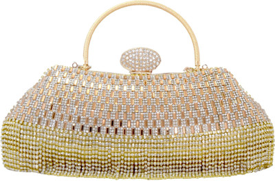 

Chouhan Stylish Party Gold Clutch