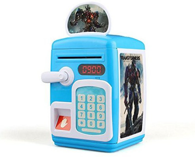 

TALKING GANESHA Double Protected Electronic Money Saving Vault / Safe / Piggy Bank / Desposite Box For Kids / Children Coin Bank (Yellow) Coin Bank(Multicolor)