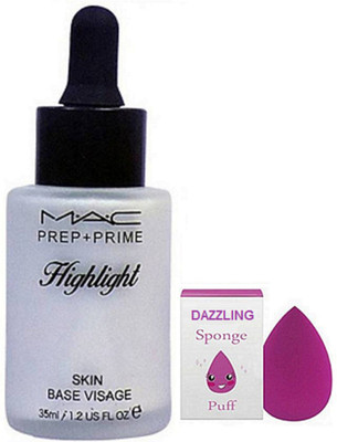 

DAZZLING Sponge Puff & Highlighter(Set of 2)