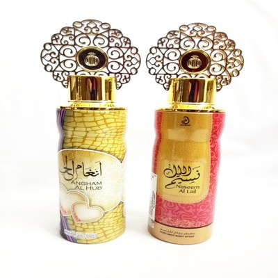 

ARABIYAT ANGHAM AL HUB AND NASEEM AL LAIL Perfume Body Spray - For Men & Women(400 ml, Pack of 2)