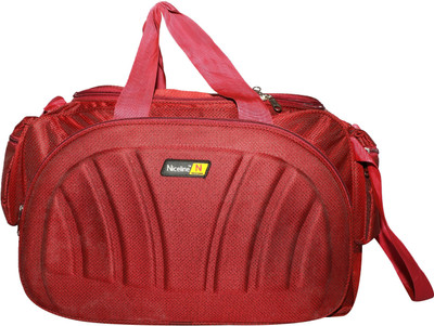 

Nice Line (Expandable) Travel Duffle for men and women Travel Duffel Bag(Red)