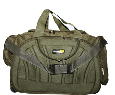 

Nice Line (Expandable) Travel Duffle for men and women Travel Duffel Bag(Brown)