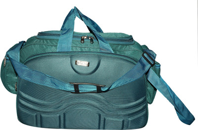 Nice Line (Expandable) Travel Duffle for men and women Travel Duffel Bag(Blue)