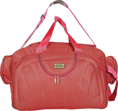 

Nice Line (Expandable) (Expandable)Red Polyester 50 litres Inch Travel Duffle Bag/Trolley Bag/Cabin Luggage Duffel Strolley Bag(Red)