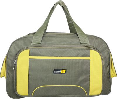 

Nice Line (Expandable) Green 50 Litres Duffel Strolley Bag(Green)