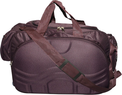 

Nice Line (Expandable) Travel Duffle for men and women Travel Duffel Bag(Purple)