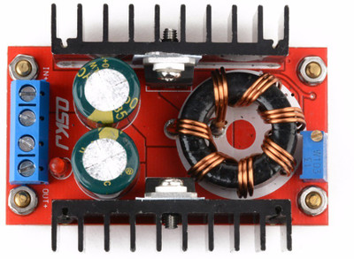 

PrimeRobotics 150W DC-DC Boost Converter 10-32V to 12-35V 6A Step Up Charger Power Module For Power Supply Educational Electronic Hobby Kit