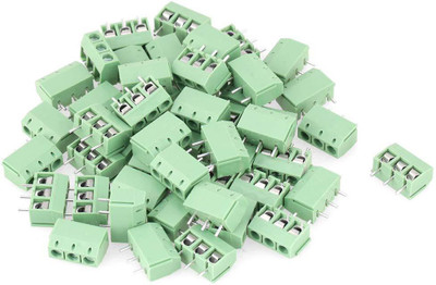 

Sosan 3 Pin PCB Mountable Screw Terminal Block Connectors 5 mm Pitch 100 Piece Interconnect Electronic Hobby Kit