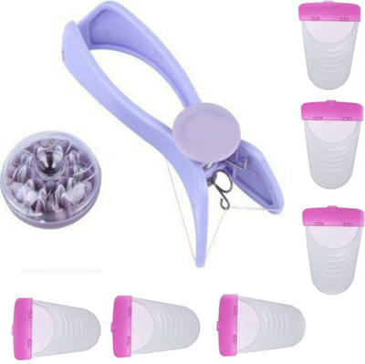 

holiday Eyebrow Face and Body Hair Threading and Removal System, slique hair remover Eyebrow Thread (12 inch, Pack of10) and SMOOTH HAIR REMOVAL MAX-6 PIECES Shaver For Women (Purple) Max 6 Blades Body & Bikini Shaving Razor For Women Shaver For Women (Pu