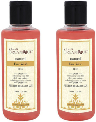

Khadi organique Rose Face Wash( Pack Of 2) Face Wash(420 g)