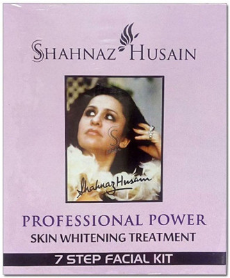 

Shahnaz Husain Women's Professional Power Facial Kit (Skin Whitening Treatment) with Ayur (Purple) 63 g(Set of 5)