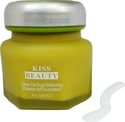 

Kiss Beauty Olive Oil Dual Whitening Waterproof Foundation No.58760 Foundation(Green)
