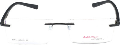 

Aakash Eye to Eye Rimless Square Frame(45 mm