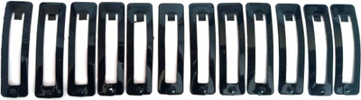 

Fashionable Rectangular BLACK Tic Tac Clip(Black)