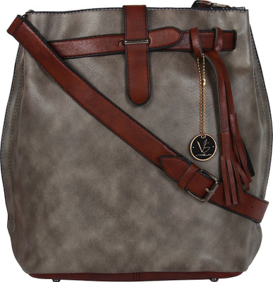 

Vamsum Shoulder Bag(Grey, Brown), Brown;grey