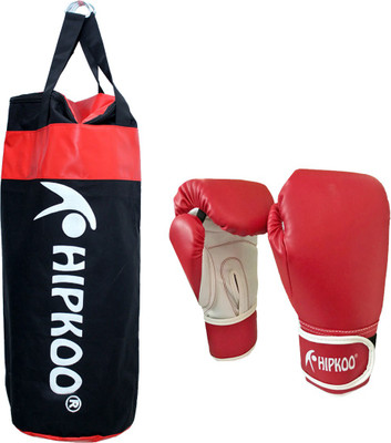 

Hipkoo Boxing Combo (unfilled punching bag (2.5ft) with boxing gloves) Boxing Kit
