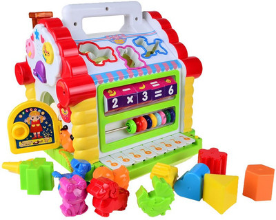 

Jack Royal Funny Cottage- Activity House Shaper Sorter(Multicolor)