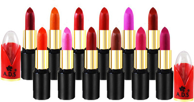 

ADS Matte Me Lipstick A01720A Pack of 12(Multicolor)