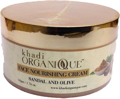 

Khadi Organique Sandal & Olive face Nourishing Cream (with sheabutter) 50 gm pack of 1(50 g)