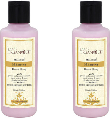 

Khadi organique 'Khadi organique Rose & Honey Mosturizer (Pack of 2)(420 ml)