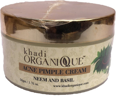 

Khadi Organique Acne pimple cream(neem and basil) 50 gm pack of 1(50 g)