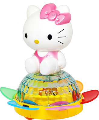 

Jack Royal 4D Musical kitty cat Toy With unique Spin Lighting Ball, Music, B/O & Omni-directinal(Multicolor)