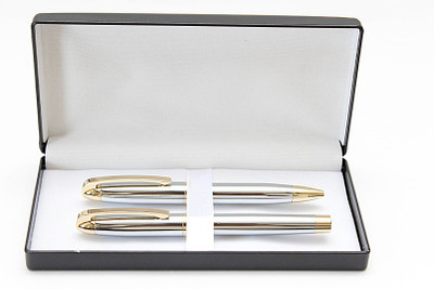 Laps of Luxury Master Piece Premium Designer Set Roller Ball Pen(Pack of 2, Ink Color - Blue)