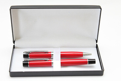 Laps of Luxury Tuxedo Designer Set Roller Ball Pen(Pack of 2, Ink Color - Blue)