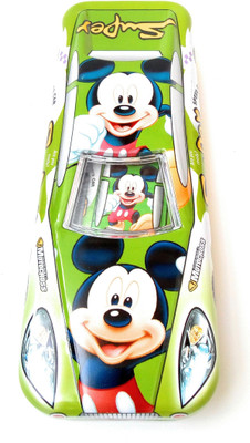 

Mukesh Art & Stationery Mickey Mouse Mickey Mouse Art Metal Pencil Box(Set of 1, Green)