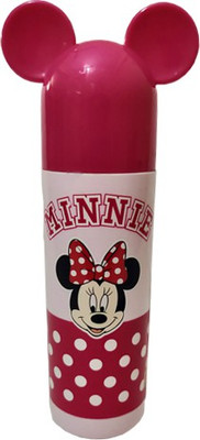 

kubergift Minnie Minni bottle shape pencil box Pink for kids girl Art Plastic Pencil Box(Set of 1, Pink)