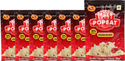 

PopEat Golden Delight Golden Delight Popcorn(420 g, Pack of 7)