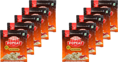 PopEat Butter Pepper Butter Pepper Popcorn(900 g, Pack of 10)