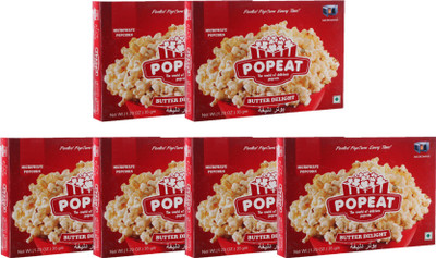 

PopEat Butter Delight Butter Delight Popcorn(210 g, Pack of 6)
