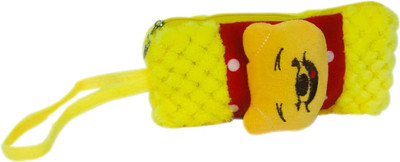 

Lelys Yellow Fur Mobile Pouch(Yellow)