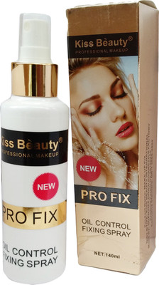 

Kiss Beauty Pro Fix OIl Control Fixing Spray Primer - 140 ml(white)