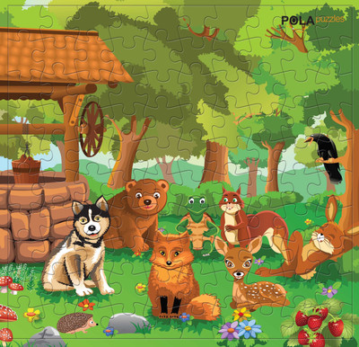 

Pola Puzzles Furry Bunch 100 Pieces Jigsaw Puzzles or Floor Puzzles Size: 36 CM X 34 CM, Age 5+ Years and Above(100 Pieces)