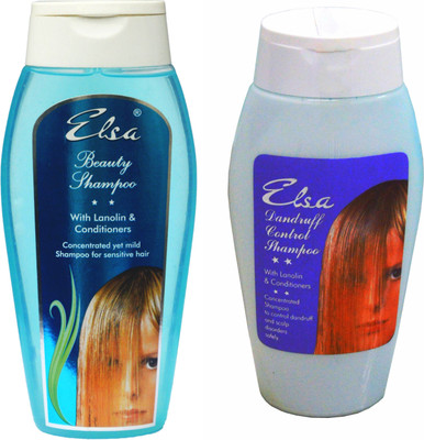 

Elsa T/Gel Anti DANDRUFF Therapeutic Shampoo for Long-Lasting Relief of Itching and Flaking Scalp as a Result of Psoriasis and Seborrheic and With Lanolin & Conditioners ( 250 ML x 2 ).(500 ml)