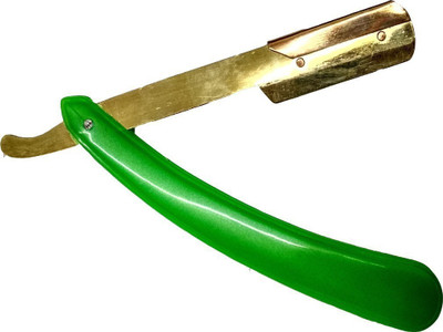 

Param Shaving Razor / Stainless Steel Straight Razor With Plastic Handle