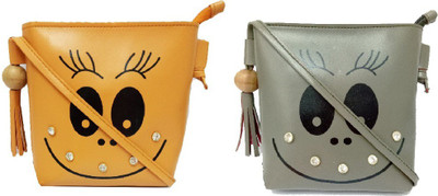 bandicoot Women Casual Tan PU Sling Bag