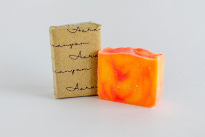 

AARANYAM Rose Hand Made Natural Soap(100 g, Pack of 4)