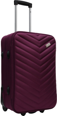

Fly Soft Trolley Purple S (Below 60cm) Cabin Soft LUGGAGE Check-in Luggage -  inch(Purple