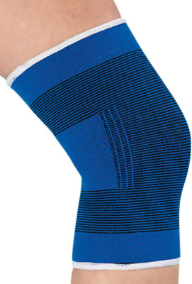 TIMA 2Pcs Large Elasticated Blue Knee Support Pad Brace Arthritis Sleeve Bandage Wrap Knee Support(Blue)