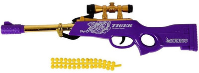 

Funsters Sniper gun Soft 6 mm Rubber Bullet Shot Gun with Long Range of Fire (Purple)