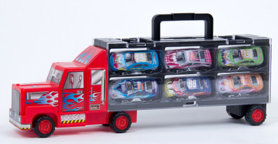 

ICE TREE DIE CAST Super Truck with 6 Cars(Multicolor)